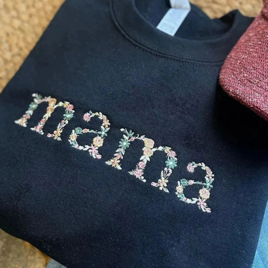 50% OFF❤️Custom Floral Mama Est Sweatshirt🌸Hoodie