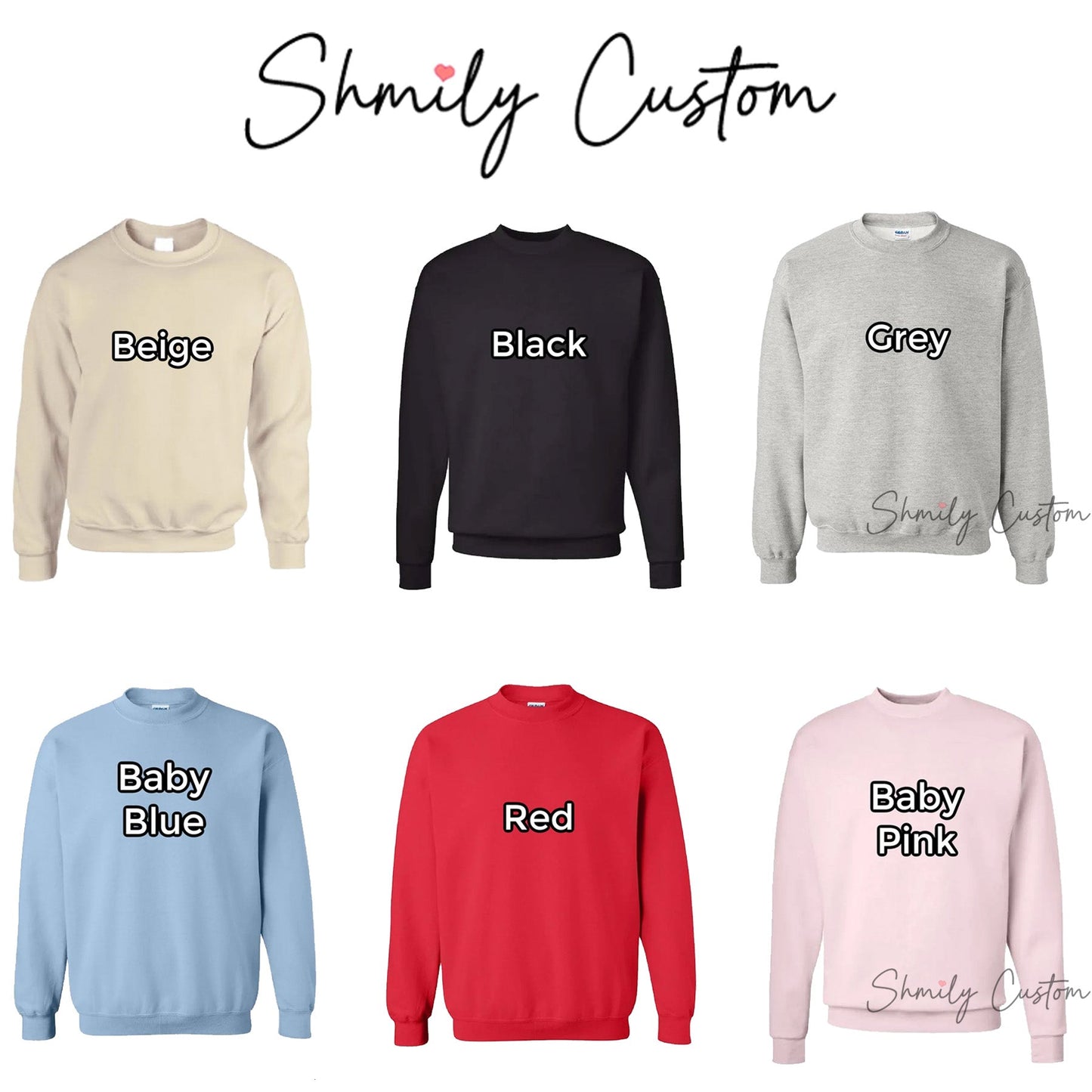 Custom Roman Numeral Date Couple's Hooide💕Crewneck