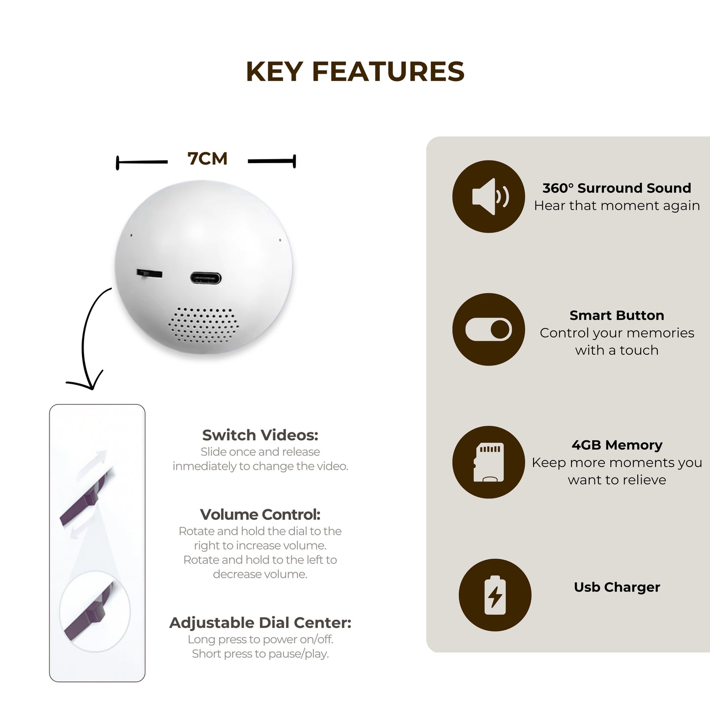 50% OFF❤️Video Sphere Your Moments Anywhere