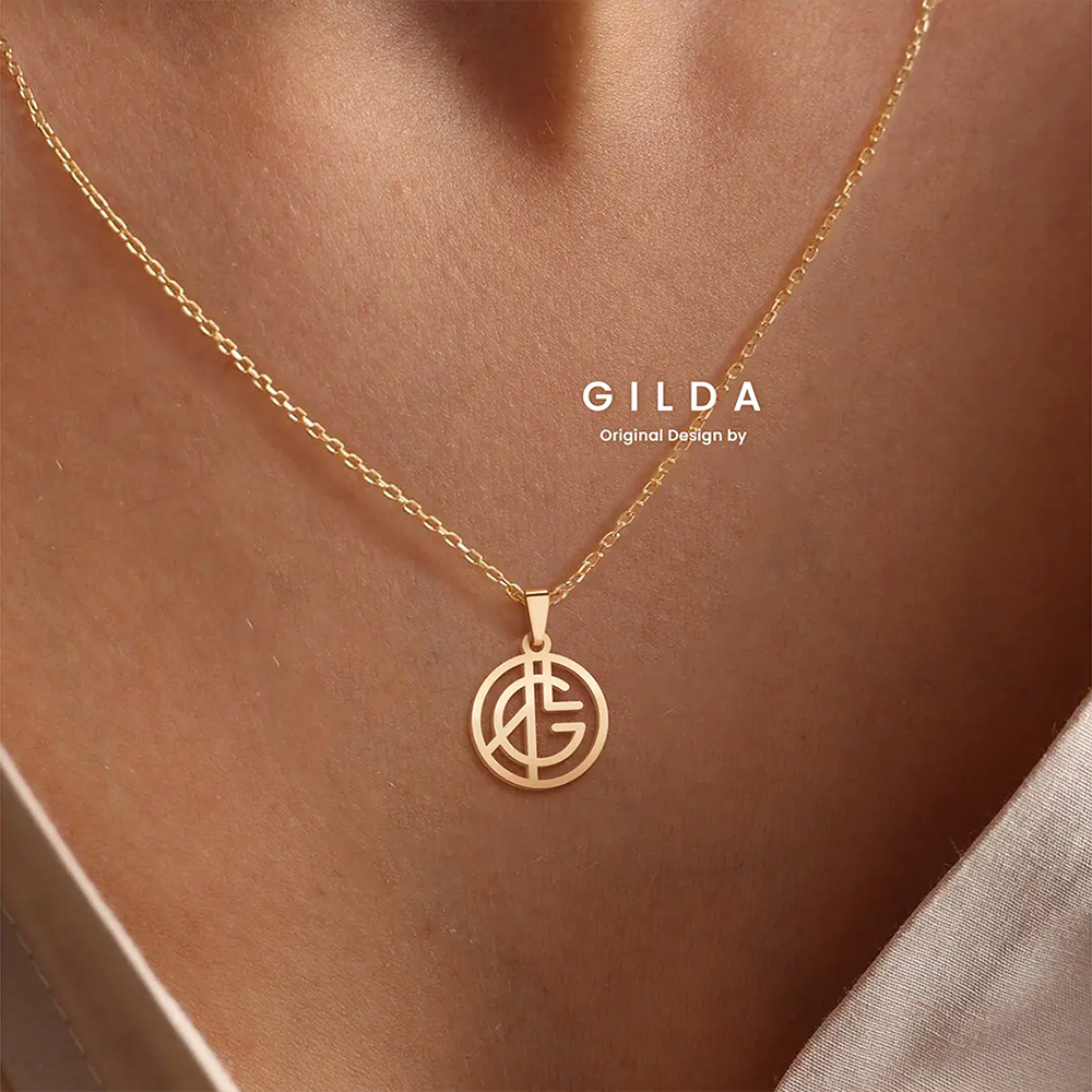 50% OFF🔥Personalized Name Monogram Necklace
