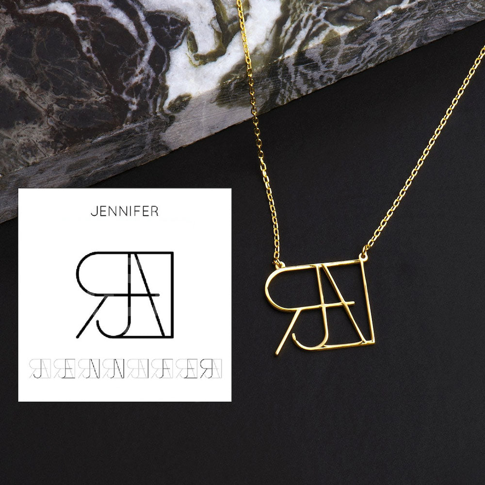 Heather Hawkins 14K Yellow Gold Custom Initial Necklace | Anthropologie
