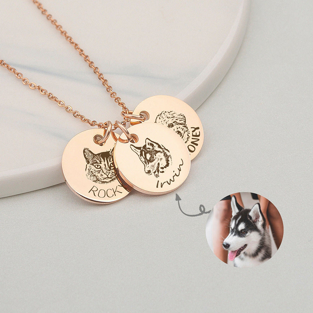 PERSONALIZED PET PORTRAIT NECKLACE