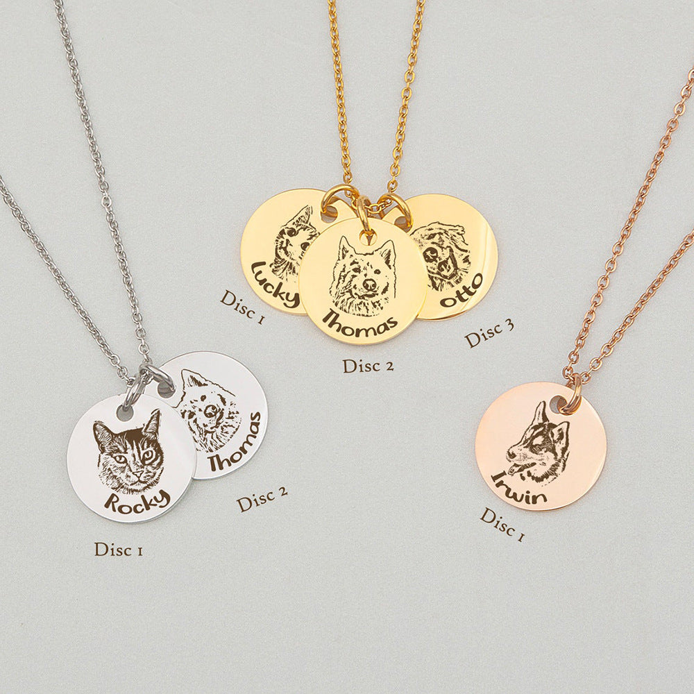 PERSONALIZED PET PORTRAIT NECKLACE