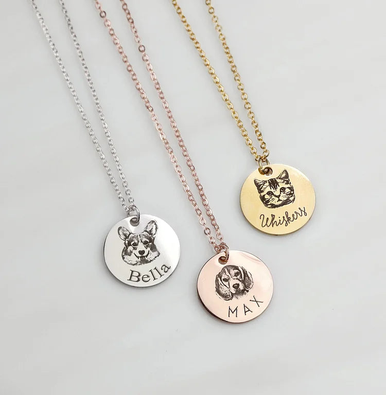 PERSONALIZED PET PORTRAIT NECKLACE