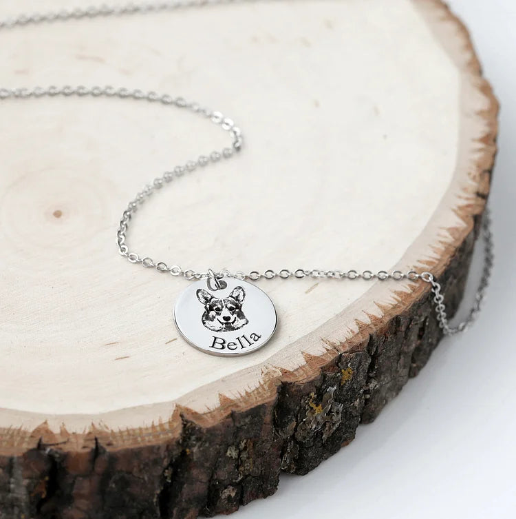 PERSONALIZED PET PORTRAIT NECKLACE